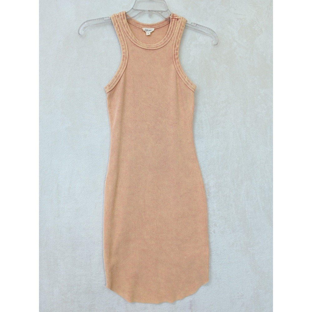 Bitter Sweet Ribbed Tank Dress Women S Tan Mini Stretch Bodycon‎ Casual Festival